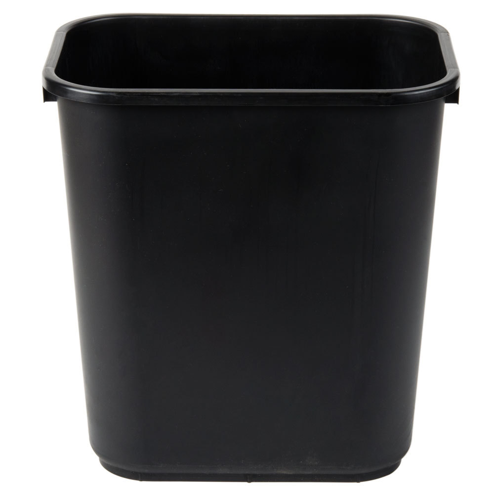 13-5qt-black-plastic-wastebasket-in-household-trash-cans-from-simplex